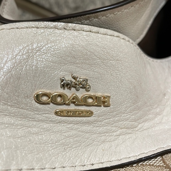 Coach Lexy Shoulder Bag‎ Beige Off-White spring summer classic designer leather - Picture 3 of 16